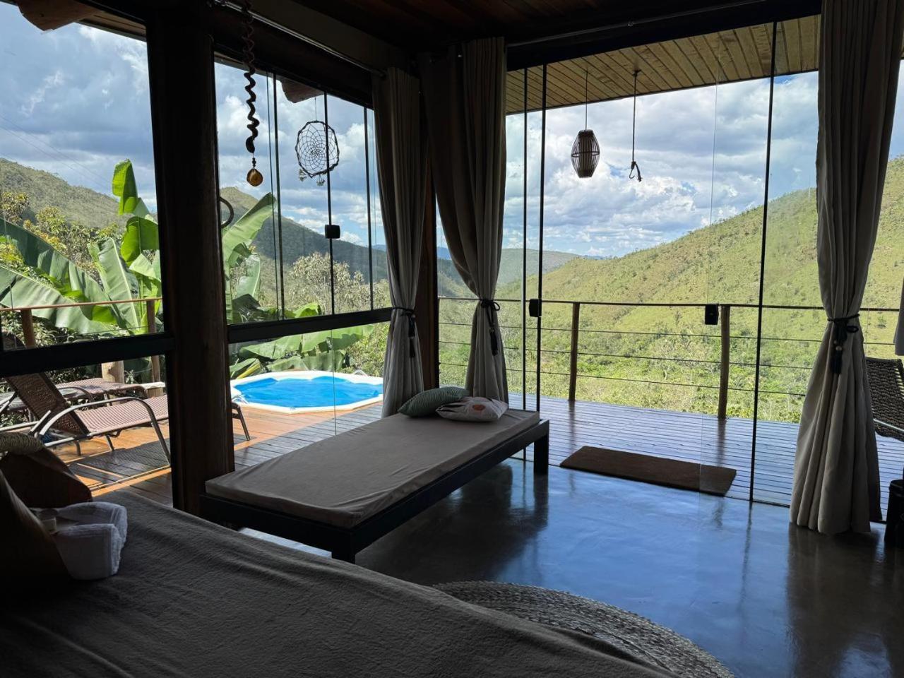 Rustik Villa Alto Paraiso de Goias Luaran gambar
