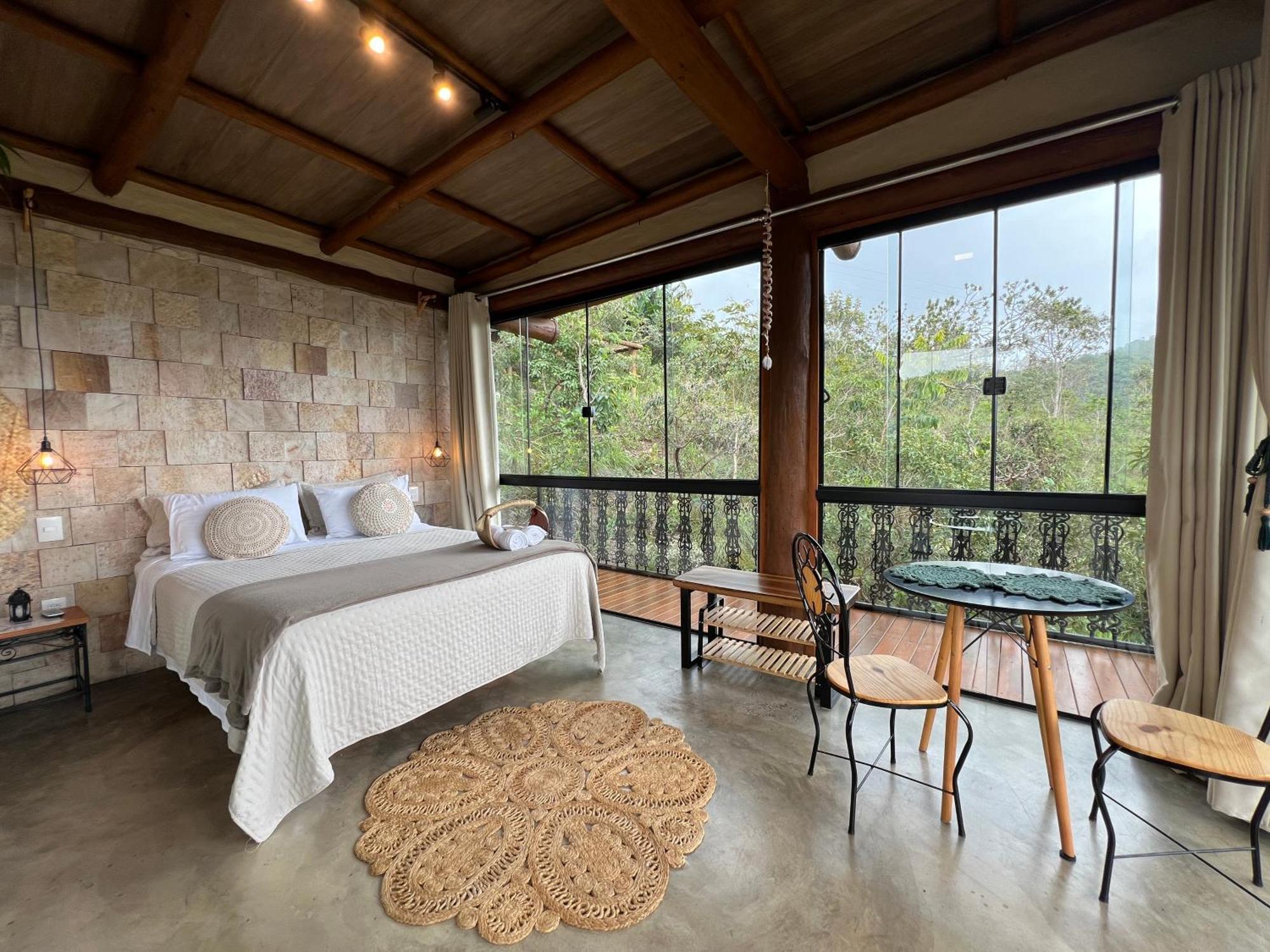 Rustik Villa Alto Paraiso de Goias Luaran gambar